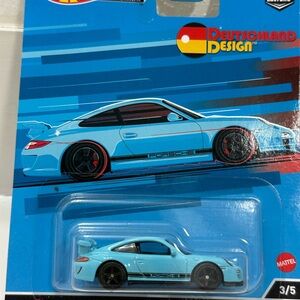Mattel Blue Porsche Toy Car